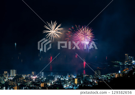 [Shizuoka Prefecture] Atami's Million Dollar Night View and Fireworks Over the Sea - Summer Fireworks 129382656