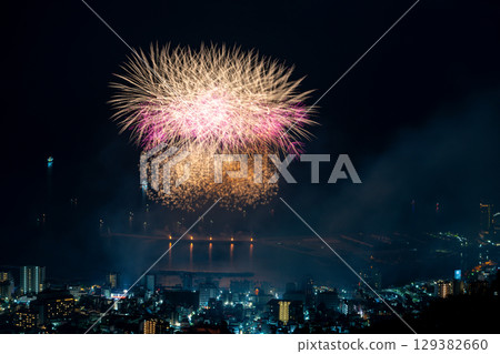 [Shizuoka Prefecture] Atami's Million Dollar Night View and Fireworks Over the Sea - Summer Fireworks 129382660