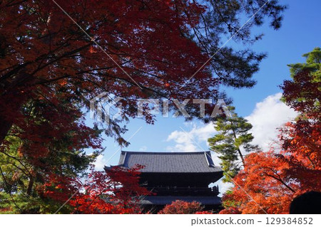 Autumn leaves in Kyoto 129384852