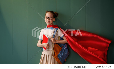A superhero student 129384896