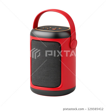 Portable Bluetooth Speaker with Handle for Outdoor Activities, Music, and Gathering in Vibrant Red Color Portable Bluetooth Speaker with Handle for Outdoor Activities, Music, and Gathering in Vibrant Red Color 129385412