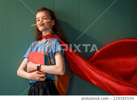 A superhero student A superhero student 129385550