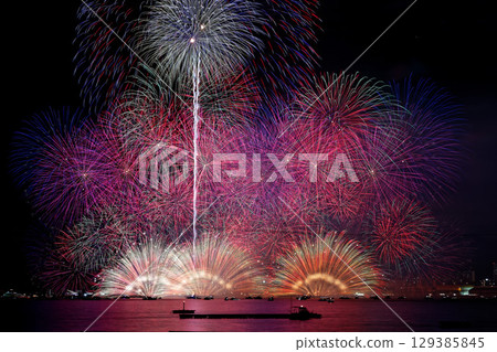 廣島港夢煙火大會 129385845