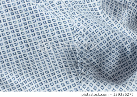 Cotton clothing, macro texture fabric and seams Cotton clothing, macro texture fabric and seams 129386275