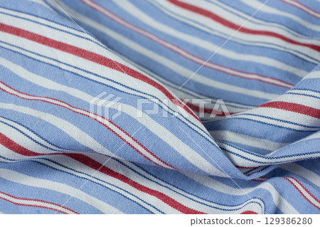 Close-Up of 100 Percent Cotton Material 129386280