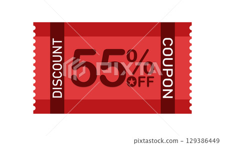55% Discount Coupon 129386449