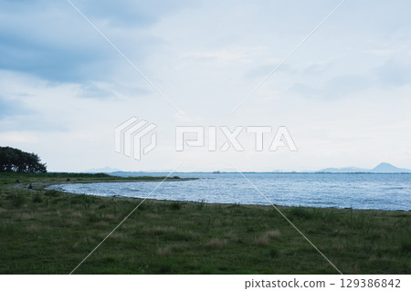 琵琶湖在夏天 129386842