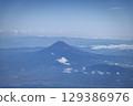 Fuji seen from an airplane 129386976