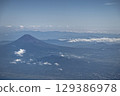 Fuji seen from an airplane 129386978