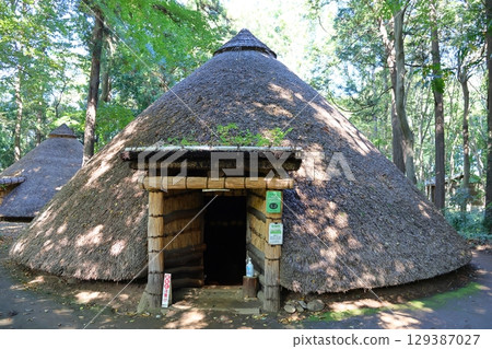 Matsudo City Museum, Jomon Forest, Reconstructed pit dwellings, Sendabori, Matsudo City, Chiba Prefecture, 50th Anniversary of Matsudo City, 21st Century Forest and Square Matsudo City Museum, Jomon Forest, Reconstructed pit dwellings, Sendabori, Matsudo City, Chiba Prefecture, 50th Anniversary of Matsudo City, 21st Century Forest and Square 129387027