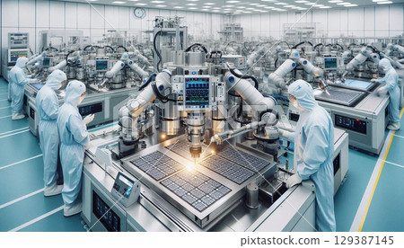 Cutting-edge semiconductor manufacturing clean roomsCutting-edge semiconductor manufacturing clean rooms 129387145