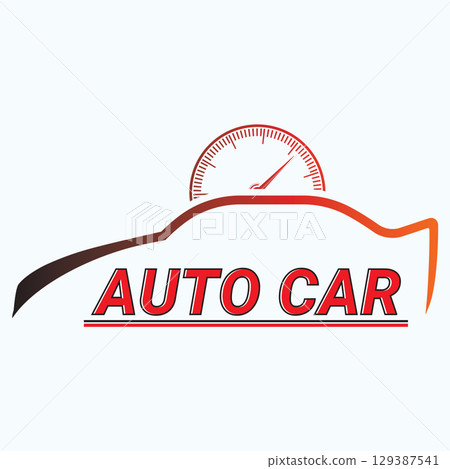 Auto Car Logo Design Auto Car Logo Design 129387541