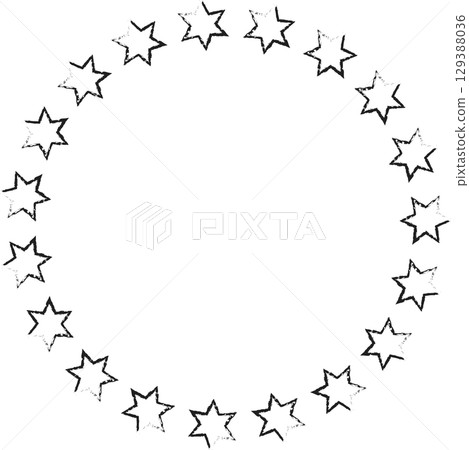 Hand drawn ink stars, icon, symbol, logo. Doodle sketchy brush style Hand drawn ink stars, icon, symbol, logo. Doodle sketchy brush style 129388036