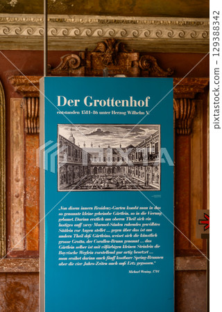 The Grottenhof, a Renaissance style grotto in Munich Residenz, former royal palace of Bavaria in Munich, Germany The Grottenhof, a Renaissance style grotto in Munich Residenz, former royal palace of Bavaria in Munich, Germany 129388342
