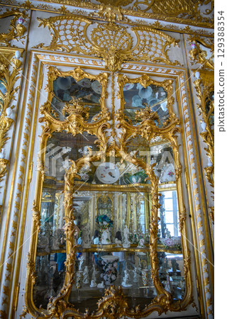 Munich Residenz, former royal palace of the Wittelsbach monarchs of Bavaria, with large art collection, in Munich, Germany 129388354