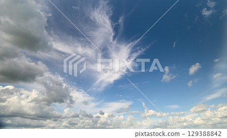 Experience the Beautiful Cloudy Sky adorned with Dynamic Weather Patterns that captivate Experience the Beautiful Cloudy Sky adorned with Dynamic Weather Patterns that captivate 129388842