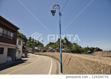 Bikers touring the Echizen Coast of Fukui Prefecture 4 Bikers touring the Echizen Coast of Fukui Prefecture 4 129389778