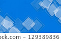 Blue abstract background with squares 129389836