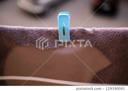 Blue Shepherd Holding Lingerie Blue Shepherd Holding Lingerie 129390091