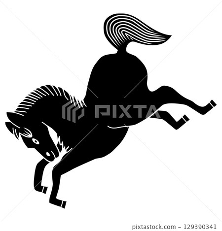 This is my family crest. It's called a running horse. This is my family crest. It's called a running horse. 129390341