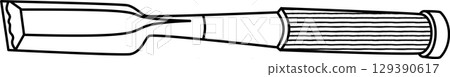 Carpentry tools, chisels, lines only 129390617