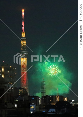 Sumida River Fireworks 2023 [Sumida Ward, Tokyo - Taito Ward] 129390909