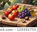 新鮮的秋季水果 129391755
