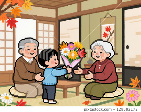 奶奶和奶奶爺爺 129392172