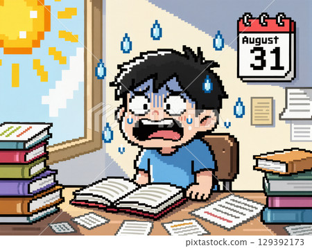 未完成的作業，結束暑假 129392173