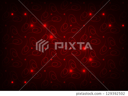 Red random tech line swirl art background Red random tech line swirl art background 129392502