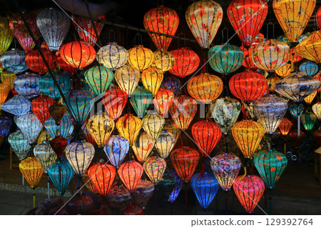 越南會安燈會、夜市 越南會安燈會、夜市 129392764