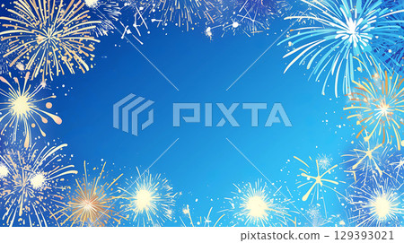 煙火背景素材/壁紙 煙火背景素材/壁紙 129393021