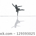 Ballerina Silhouette 129393025