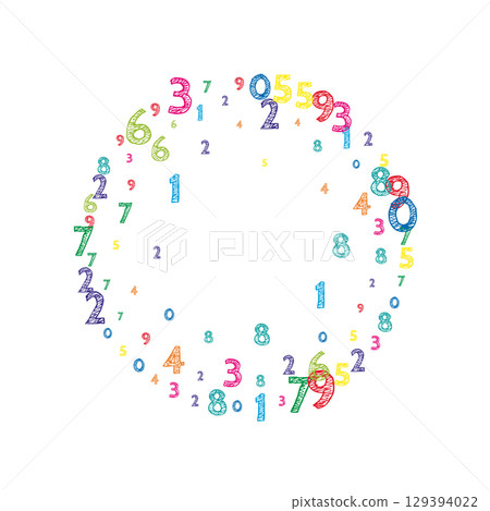 School notebook cover. Colorful childish floating letters of Latin alphabet. Foreign languages study concept. Back to school banner . School notebook cover. Colorful childish floating letters of Latin alphabet. Foreign languages study concept. Back to school banner . 129394022