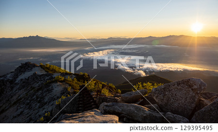 Sunrise seen from Mount Houou Sunrise seen from Mount Houou 129395495