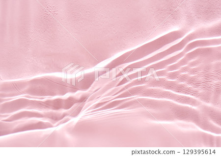 Abstract pink water background with streaks of water. Abstract pink water background with streaks of water. 129395614