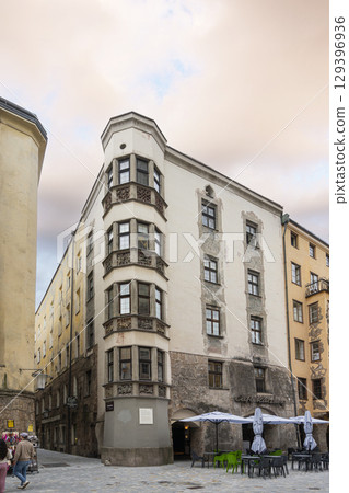 Herzog Friedrich street in Innsbruck, Austria 129396936