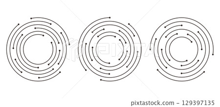 Circuit board circle line dots connection set. Motherboard electronic technology data, electrical board, cpu. Programming science, computer system elements Circuit board circle line dots connection set. Motherboard electronic technology data, electrical board, cpu. Programming science, computer system elements 129397135