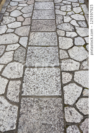 Stone pavement at Chishaku-in Temple 129397925
