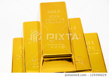 gold bars gold bars 129398829