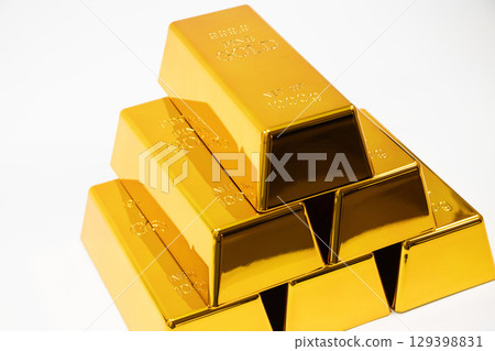 gold bars 129398831