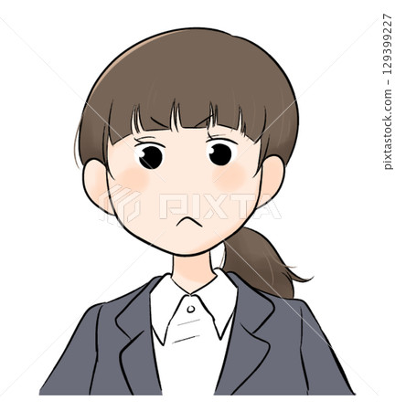 穿西裝、留齊瀏海的女人很煩人 穿西裝、留齊瀏海的女人很煩人 129399227
