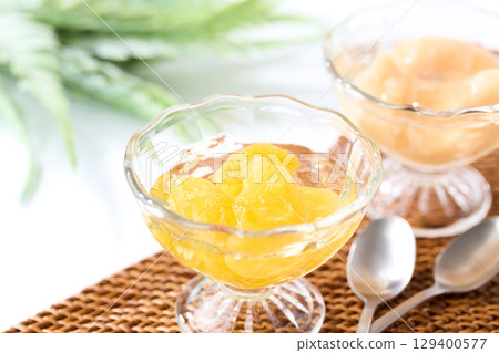 Fruit Jelly - Summer Mandarin and White Peach Fruit Jelly - Summer Mandarin and White Peach 129400577