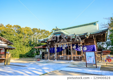Karatsu Shrine in Spring, Karatsu City, Saga Prefecture 129400828