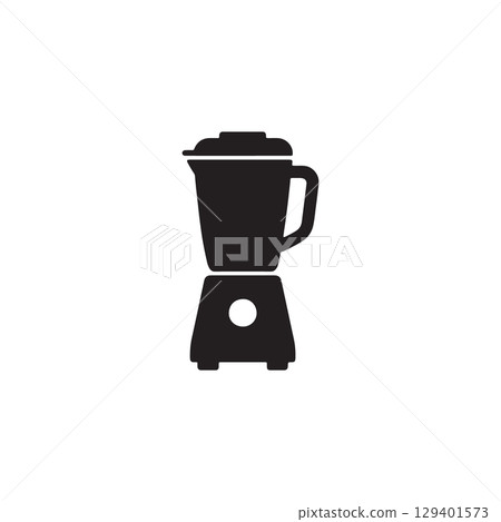blender silhouette kitchen appliance icon for smoothies and food prep 129401573