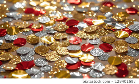 Background material_Colorful confetti 129401693