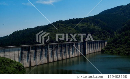 Water shortage at Oyama Dam Water shortage at Oyama Dam 129402368