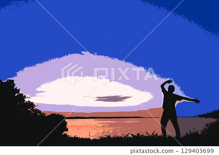 在陽光下鍛煉！ 129403699