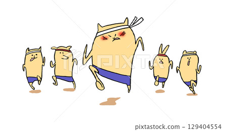 動物賽跑 129404554