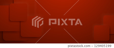 Red rectangles with rounded corners overlap. 129405199